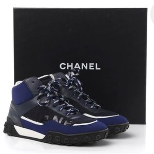 ❤️SOLD❤️ NIB CHANEL CC LOGO HIGHTOP SNEAKERS SZ 6.5 36.5